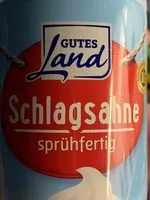 Mängden socker i Schlagsahne sprühfertig