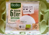 Mängden socker i 6 deutsche Eier