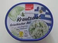 Mängden socker i Krautsalat griechischer Art mit Paprika und Kümmel