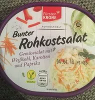 Mängden socker i Bunter Rohkostsalat