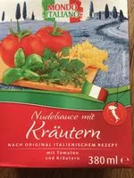 Mängden socker i Nudelsauce aus italienischen Tomaten mit Kräutern