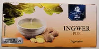 Mängden socker i Heisser Ingwer Ingwertee