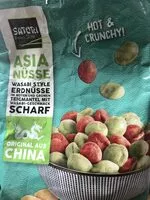 Mängden socker i Asia Nüsse Wasabi Style Erdnüsse scharf