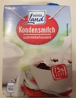 Mängden socker i Gutes Land Kondensmilch 7.5%