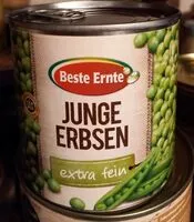 Mängden socker i Junge Erbsen extra fein