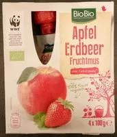 Mängden socker i Apfel Erdbeer Fruchtmus