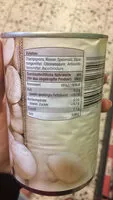 Mängden socker i Champignons ganze Köpfe