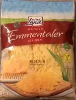 Mängden socker i Emmentaler gerieben