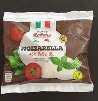 Mängden socker i Mozzarella