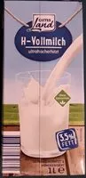 Mängden socker i Gutes Land H-Vollmilch 3,5%
