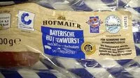 Mängden socker i Bayerische Huttenwurst