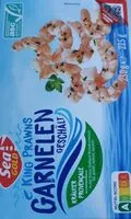 Mängden socker i King Prawns Garnelen geschält