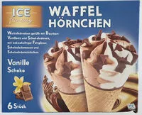 Mängden socker i Waffelhörnchen Vanille-Schoko