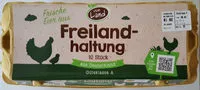 Mängden socker i Frische Eier aus Freilandhaltung