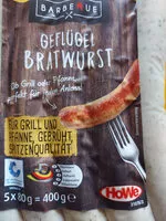Mängden socker i Geflügelbratwurst