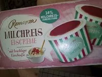 Mängden socker i Milchreis Eiscreme mit fruchtiger Kirschsoße