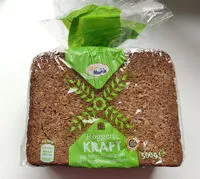 Mängden socker i Roggenkraft - Roggenvollkornbrot