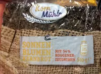 Mängden socker i Sonnenkern - Sonnenblumenkernbrot