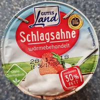 Mängden socker i Schlagsahne