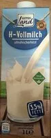 Mängden socker i H-Vollmilch, 3.5% Fett