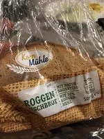 Mängden socker i Roggenkern Roggenmischbrot