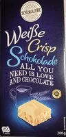 Mängden socker i Weiße Crisp Schokolade