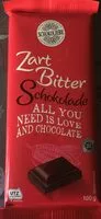 Mängden socker i Zart Bitter Schokolade