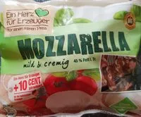 Mängden socker i Mozzarella mild & cremig