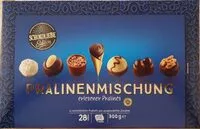 Mängden socker i Pralinenmischung