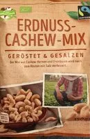 Mängden socker i Cashew-erdnuss-mix, Geröstet