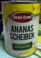 Mängden socker i Ananas Scheiben leicht gezuckert