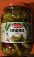 Mängden socker i Cornichons