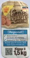 Mängden socker i Speisezwiebeln