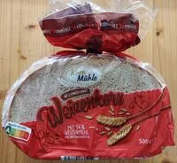 Mängden socker i Weizenmischbrot Weizenkorn