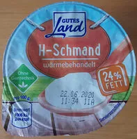 Mängden socker i Schmand