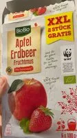 Mängden socker i Apfel erdbeer fruchtmus