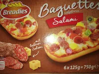Mängden socker i Salami Baguettes