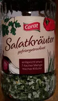 Mängden socker i Zwiebel gefriergetrocknet