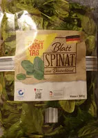 Mängden socker i Blatt Spinat aus Deutschland