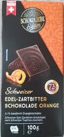 Mängden socker i Schweizer Edel-Zartbitter Scokolade Orange