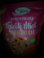 Mängden socker i Premium Knusper-Früchtemüsli - Multi-Frucht