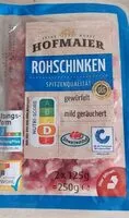 Mängden socker i Rohschinken Würfel