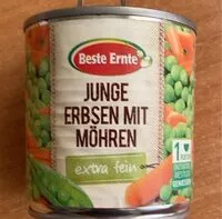 Mängden socker i Erbsen mit Möhren klein