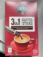 Mängden socker i 3in1 Kaffeesticks