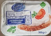 Mängden socker i Leichter Genuss Frischkäse