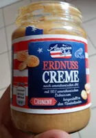 Mängden socker i Butter - Erdnuss Creme Crunchy