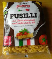 Mängden socker i Fusilli