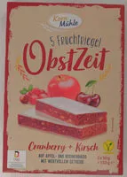 Mängden socker i ObstZeit Cranberry + Kirsch