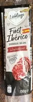 Mängden socker i Fuet Iberico Spanische Salami