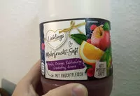 Mängden socker i Mehrfrucht-saft